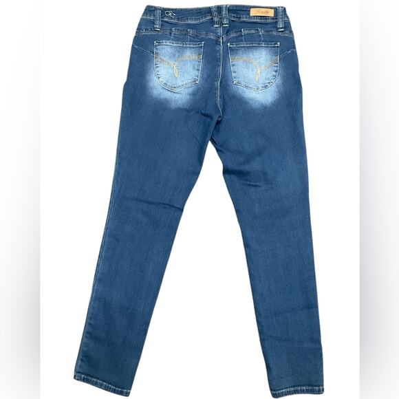 Royalty Form Women's Blue Jeans Size 10 EUC - Picture 2 of 8